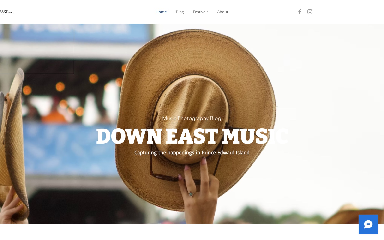 Before: the original template website